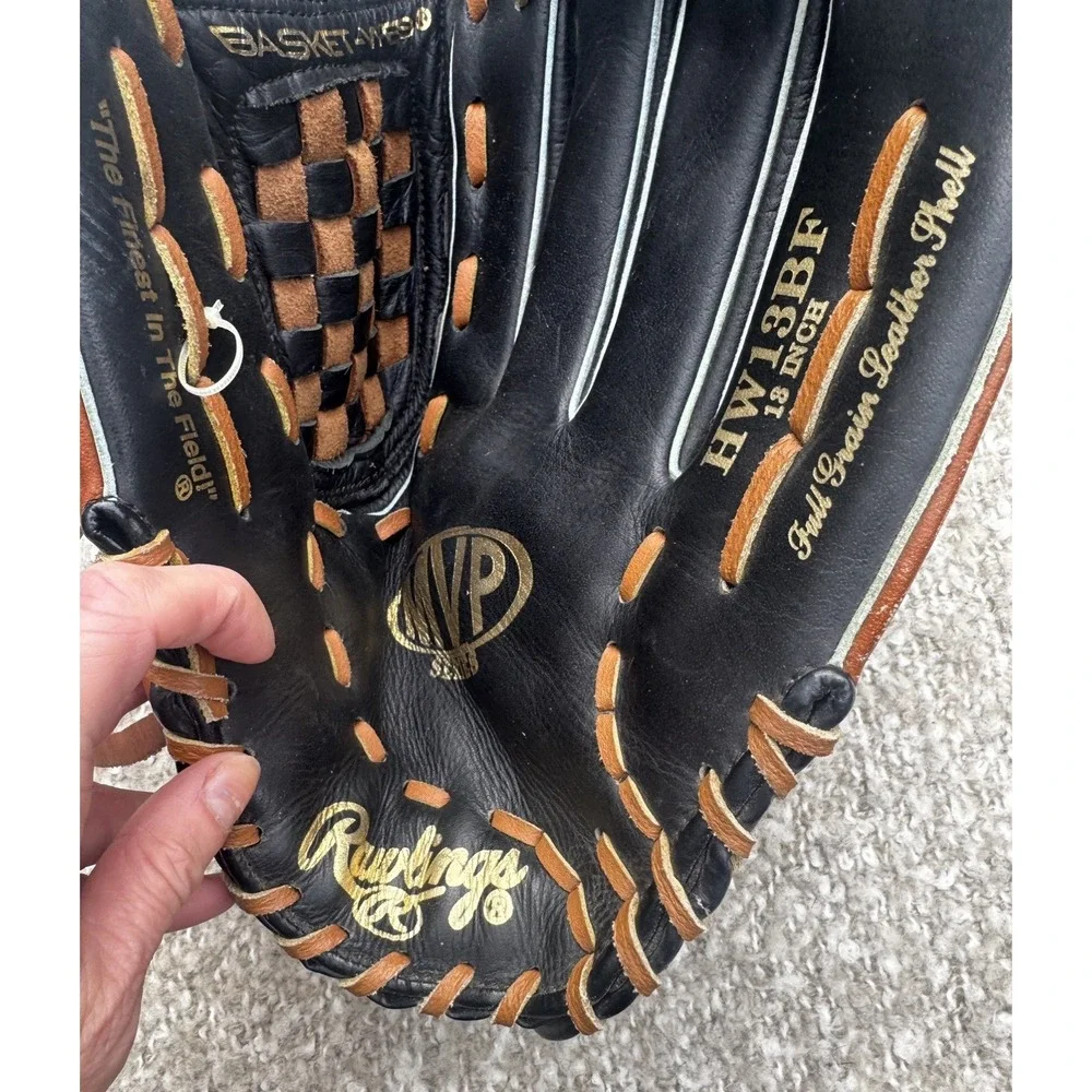 Rawlings MVP Series baseball/softball glove, HW13BF, Glove Size: 13 Inch